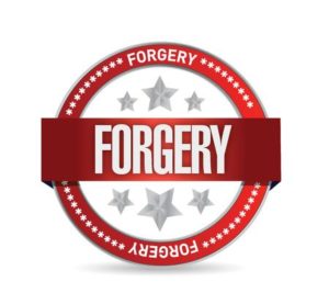what is the punishment for forgery